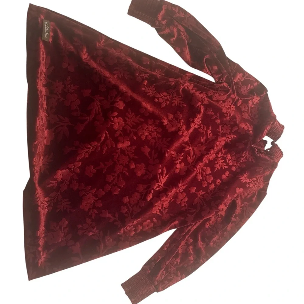 Matilda Jane Burgundy Floral Dress